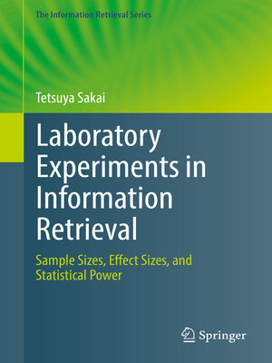 cover image of Laboratory Experiments in Information Retrieval